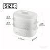 JOYOUNG Electric Steamer - 2 Layer, 5.6L Capacity, Fast Heating