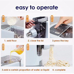JOYOUNG Electric Noodles Maker: Homemade Pasta with 6 Molds