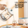 JOYOUNG Electric Kettle - Adjustable Temp, 1.2L, 72H Warming