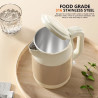 JOYOUNG Electric Kettle: 3.6L Stainless Steel, Fast Heating