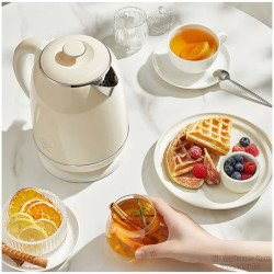 JOYOUNG Retro Electric Kettle - Fast Heating 1.5L Stainless Steel