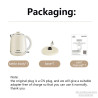 JOYOUNG Retro Electric Kettle - Fast Heating 1.5L Stainless Steel