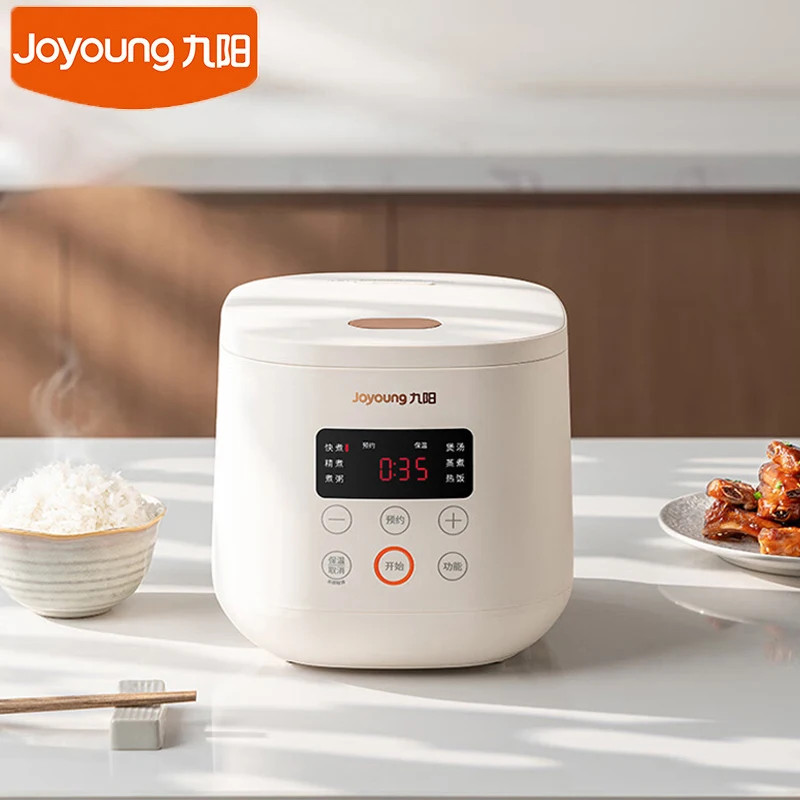 JOYOUNG 2L Mini Rice Cooker: Perfect for 1-3 People, Soup & More!