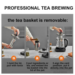 JOYOUNG WY170 Electric Kettle: 11 Heat Settings, 20 Menu Options