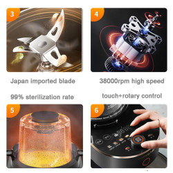 JOYOUNG Soymilk Machine: Powerful Blending, Auto Cleaning