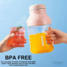 JOYOUNG Portable Juicer Cup: Blend & Sip with 2400mAh Power