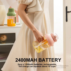 JOYOUNG Portable Juicer Cup: Blend & Sip with 2400mAh Power