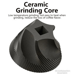 JOYOUNG Cordless Bean Grinder - Adjustable Grind & 1250mAh Battery
