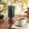 JOYOUNG Cordless Bean Grinder - Adjustable Grind & 1250mAh Battery