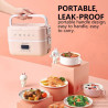 JOYOUNG Portable Electric Lunch Box - Heat & Cook Your Meals
