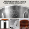 JOYOUNG M01 Electric Grinder: Stainless Steel, 500W, Adjustable Speeds