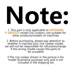 JOYOUNG Linner Pot: 1.2L Ceramic Glaze, Non-stick for F-20FZ125 Ric...
