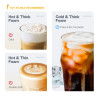 HIBREW Milk Frother & Warmer: Perfect Lattes, Every Time