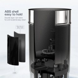 HIBREW Milk Frother & Warmer: Perfect Lattes, Every Time