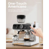 HIBREW Dual Boiler Espresso Machine with Grinder & 30 Grind Settings