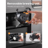 HIBREW Espresso Machine: Auto Cappuccino, 6 Coffees, Grinder & Touc...