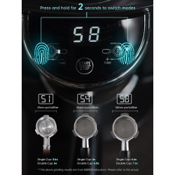 HIBREW G3 - 31 Gear Burr Grinder for Perfect Espresso & More