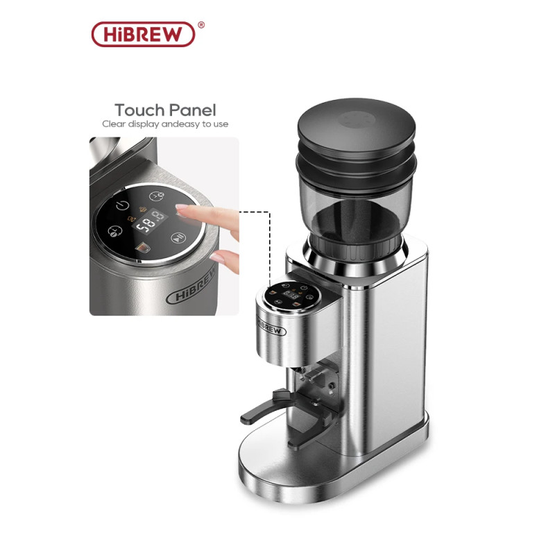 HIBREW Automatic Burr Grinder: Precision Grinding for Espresso & More