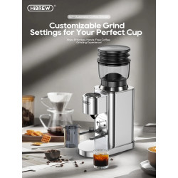 HIBREW Automatic Burr Grinder: Precision Grinding for Espresso & More