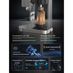 HIBREW Automatic Burr Grinder: Precision Grinding for Espresso & More