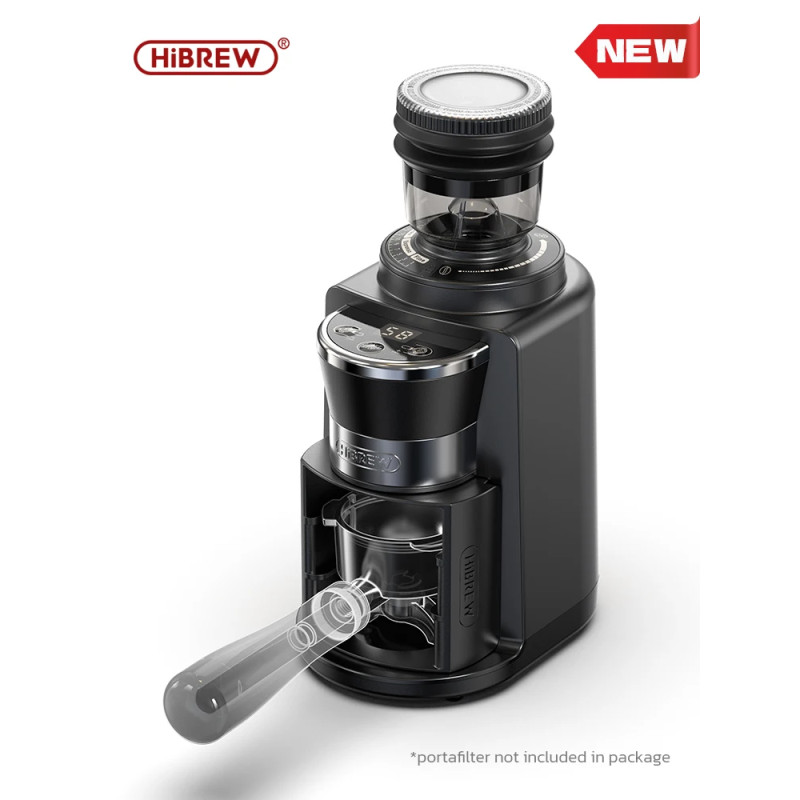 HIBREW Coffee Grinder: 34 Gear Settings, Freshly Ground Flavor