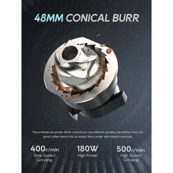 HIBREW G5: Precision Burr Grinder for Perfect Espresso & More