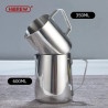 HIBREW Stainless Steel Latte Art Milk Frother