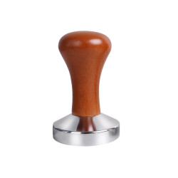 HIBREW 51mm Handle: Stainless Steel & Wood Espresso Brewing