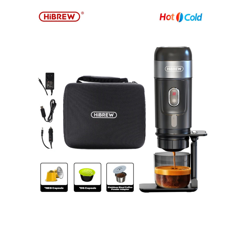HIBREW Portable Espresso Maker: Coffee On-the-Go & at Home