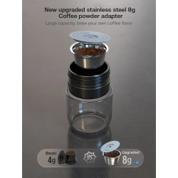 HIBREW Portable Espresso Maker: Coffee On-the-Go & at Home