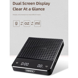 HIBREW Precision Coffee Scale: Timing & Countdown for Perfect Brews