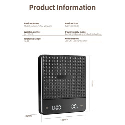 HIBREW Precision Coffee Scale: Timing & Countdown for Perfect Brews
