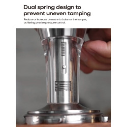 HIBREW 3-in-1 Coffee Tamper: Precision Pressure & Espresso Perfection