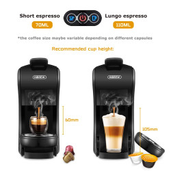 HIBREW 4-in-1 Espresso Maker: 19 Bar Pressure for Hot & Cold Coffee