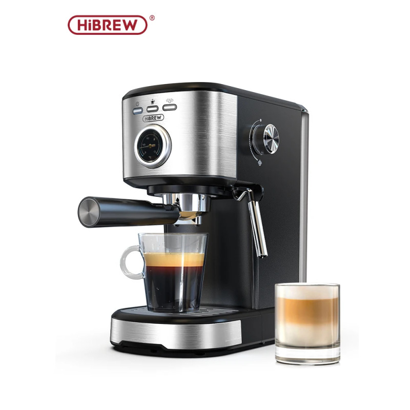 HIBREW H5A Espresso Machine: Semi-Automatic, 20Bar Pressure & Temp ...
