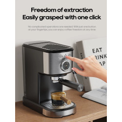 HIBREW H5A Espresso Machine: Semi-Automatic, 20Bar Pressure & Temp ...