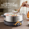 SUPOR Electric Hot Pot & Rice Cooker: Stainless Steel, Family-Sized