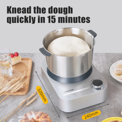 SUNATUR 8L/5.5L Stand Mixer: Powerful Dough Kneading & Baking