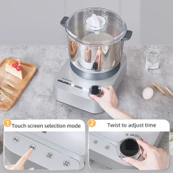 SUNATUR 8L/5.5L Stand Mixer: Powerful Dough Kneading & Baking