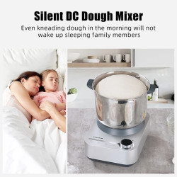 SUNATUR 8L/5.5L Stand Mixer: Powerful Dough Kneading & Baking