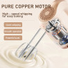 SUNATUR 3-in-1 Electric Hand Mixer: Whisk, Blend, Bake