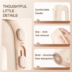 SUNATUR 3-in-1 Electric Hand Mixer: Whisk, Blend, Bake