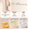 SUNATUR 3-in-1 Electric Hand Mixer: Whisk, Blend, Bake