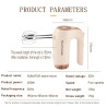 SUNATUR 3-in-1 Electric Hand Mixer: Whisk, Blend, Bake