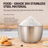 SUNATUR Stand Mixer: 3.5L Bowl, Powerful Mixing & Accessories