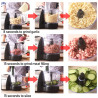 SUNATUR 1.8L Food Processor: Crush, Chop & Grind with Ease