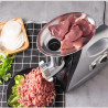SUNATUR 700W Electric Grinder & Chopper: Meat Mincing, Sausage Making