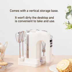 SUNATUR Electric Hand Mixer - Powerful, Versatile & Easy to Store