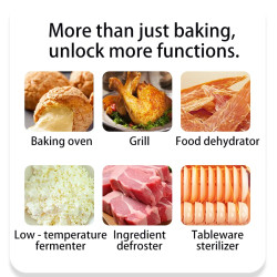 SUNATUR Electric Oven: Pizza & Pastry Perfection - 60L