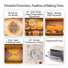 SUNATUR Electric Oven: Pizza & Pastry Perfection - 60L